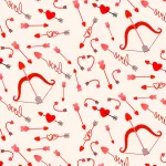 Saint-Valentin rouge — red Valentine pattern